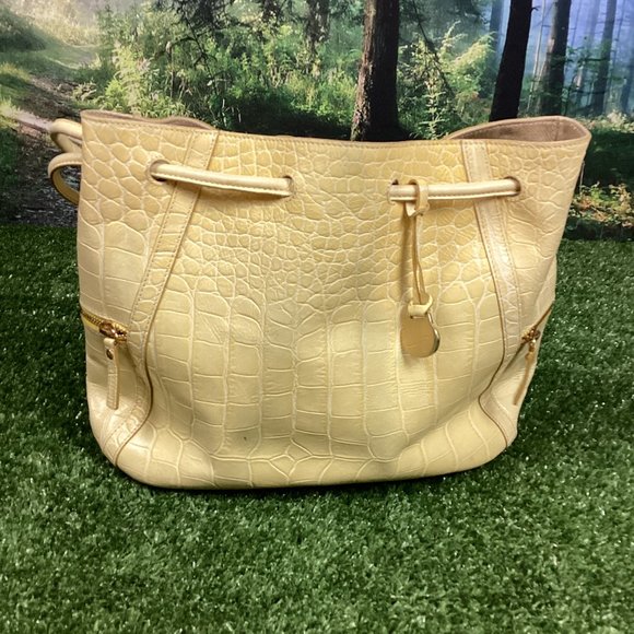 Brahmin Bags Brahmin Trina Shoulder Bag Yellow Satchel Poshmark